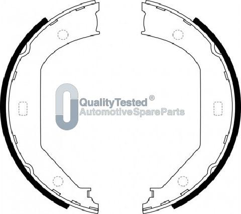 Japanparts GF0102JM - Brake Shoe Set, parking brake car-mod.net