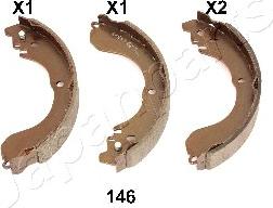 Japanparts GF-146AF - Drum Brake Shoe Set car-mod.net