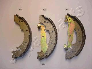 Japanparts GF-899AF - Drum Brake Shoe Set car-mod.net