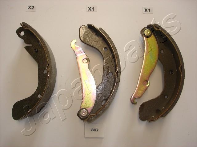Japanparts GF-387AF - Drum Brake Shoe Set car-mod.net