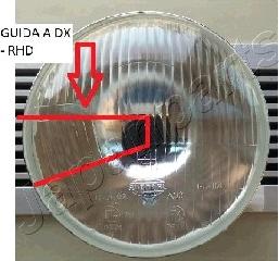 Japanparts GO-002R - Insert, headlight car-mod.net
