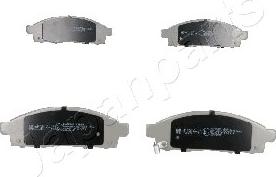 Japanparts PA-504AF - Brake Pad Set, disc brake car-mod.net