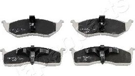 Japanparts PA-099AF - Brake Pad Set, disc brake car-mod.net