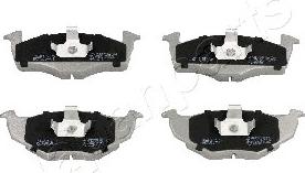 Japanparts PA-0934AF - Brake Pad Set, disc brake car-mod.net