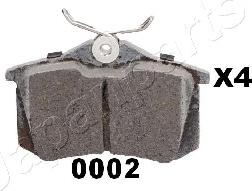 Japanparts PP-0002AF - Brake Pad Set, disc brake car-mod.net