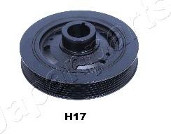 Japanparts PU-H17 - Belt Pulley, crankshaft car-mod.net