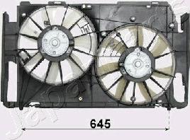 Japanparts VNT152022 - Fan, radiator car-mod.net