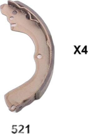 Japko 55521 - Drum Brake Shoe Set car-mod.net