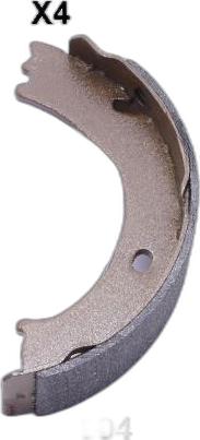 Japko 55004 - Brake Shoe Set, parking brake car-mod.net