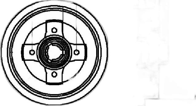 Japko 560909 - Brake Drum car-mod.net
