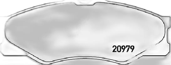 Japko 500945 - Brake Pad Set, disc brake car-mod.net