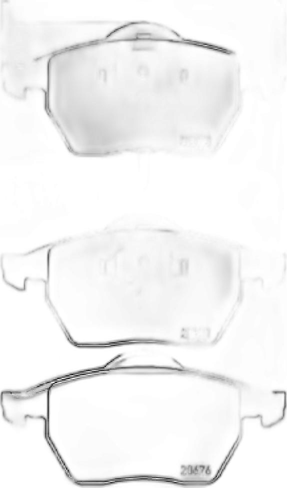 Japko 500906 - Brake Pad Set, disc brake car-mod.net