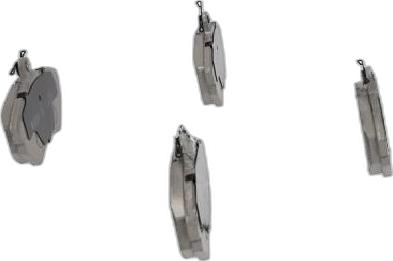 Japko 500084 - Brake Pad Set, disc brake car-mod.net