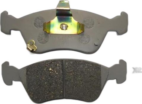 Japko 50282 - Brake Pad Set, disc brake car-mod.net