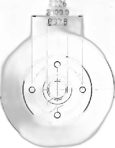 Japko 610922C - Brake Disc car-mod.net
