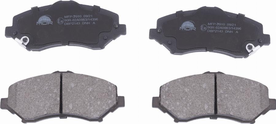 JAPOCAT MFP-2J08 - Brake Pad Set, disc brake car-mod.net