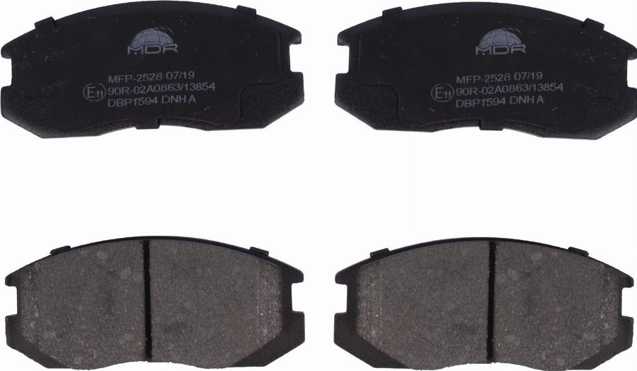 JAPOCAT MFP-2M28 - Brake Pad Set, disc brake car-mod.net