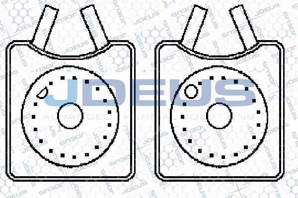 Jdeus 430M31 - Oil Cooler, engine oil car-mod.net