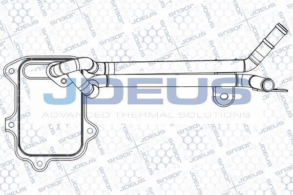Jdeus 425M29A - Oil Cooler, engine oil car-mod.net