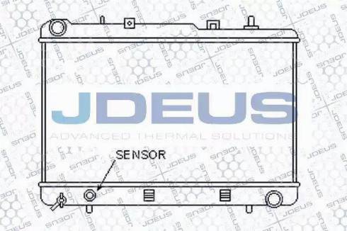 Jdeus 068M01 - Radiator, engine cooling car-mod.net
