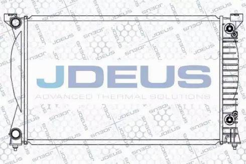 Jdeus 001M27 - Radiator, engine cooling car-mod.net