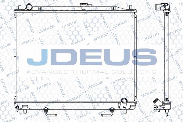 Jdeus 018M42 - Radiator, engine cooling car-mod.net