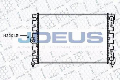 Jdeus 030M47 - Radiator, engine cooling car-mod.net