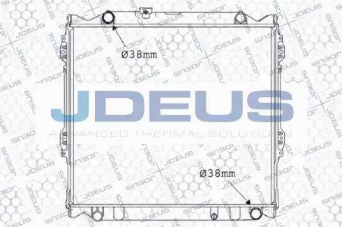 Jdeus 028M44 - Radiator, engine cooling car-mod.net