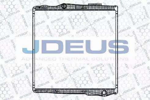 Jdeus 141M07 - Radiator, engine cooling car-mod.net