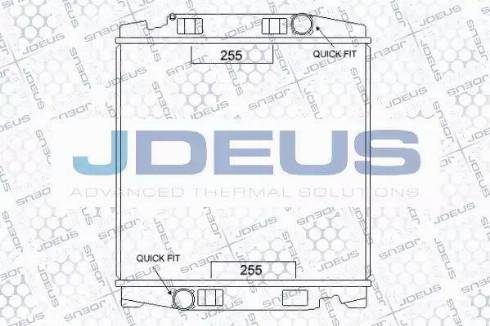Jdeus 114M14 - Radiator, engine cooling car-mod.net