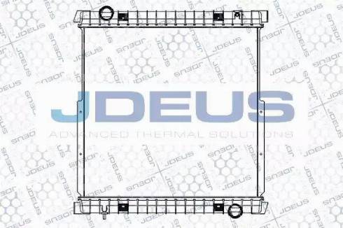 Jdeus 114M15 - Radiator, engine cooling car-mod.net