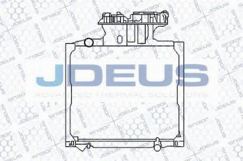Jdeus 115M09 - Radiator, engine cooling car-mod.net