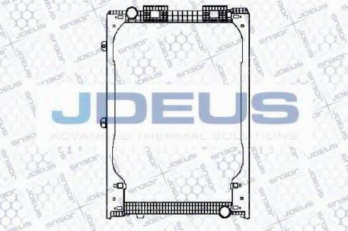 Jdeus 115M08 - Radiator, engine cooling car-mod.net