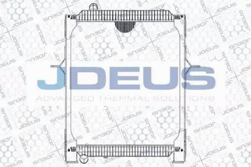 Jdeus 131M09 - Radiator, engine cooling car-mod.net