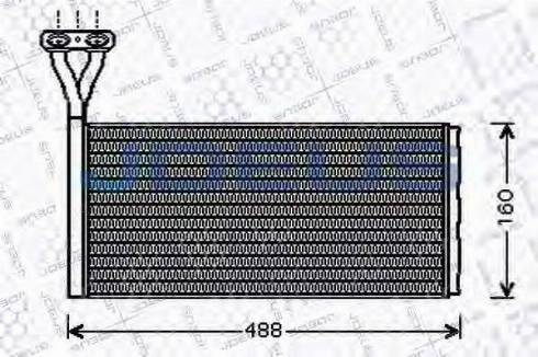 Jdeus 241M04 - Heat Exchanger, interior heating car-mod.net