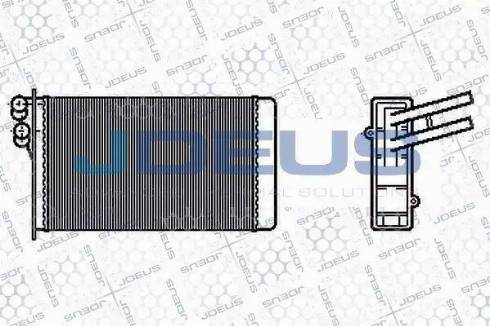 Jdeus 201B02 - Heat Exchanger, interior heating car-mod.net