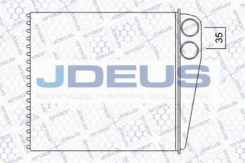 Jdeus 201M03 - Heat Exchanger, interior heating car-mod.net