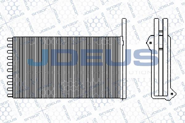 Jdeus 212M04 - Heat Exchanger, interior heating car-mod.net