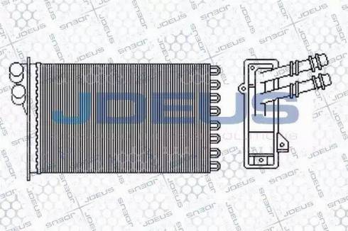 Jdeus 230M05 - Heat Exchanger, interior heating car-mod.net