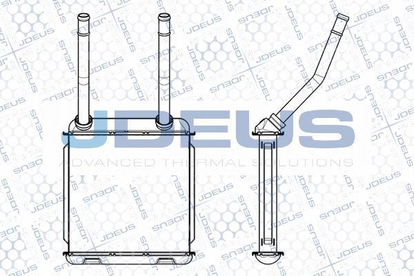 Jdeus 220M12 - Heat Exchanger, interior heating car-mod.net