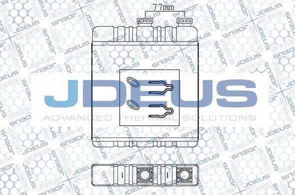Jdeus 220M30 - Heat Exchanger, interior heating car-mod.net