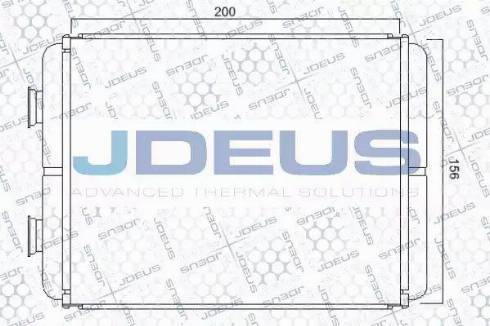 Jdeus 228M33A - Heat Exchanger, interior heating car-mod.net