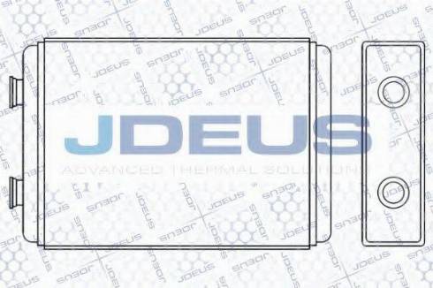 Jdeus 228M33 - Heat Exchanger, interior heating car-mod.net