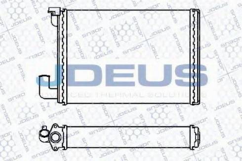 Jdeus 223B11 - Heat Exchanger, interior heating car-mod.net
