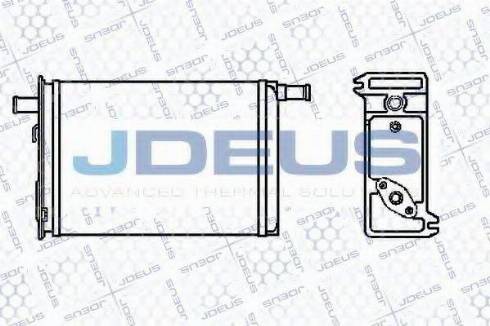Jdeus 223V09 - Heat Exchanger, interior heating car-mod.net