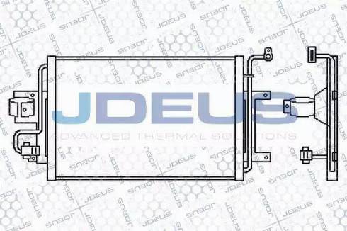 Jdeus 701M06 - Condenser, air conditioning car-mod.net