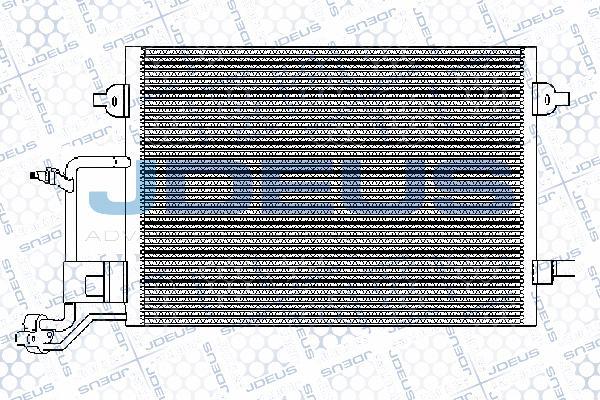 Jdeus 701M07 - Condenser, air conditioning car-mod.net