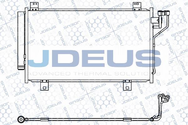 Jdeus 716M40 - Condenser, air conditioning car-mod.net