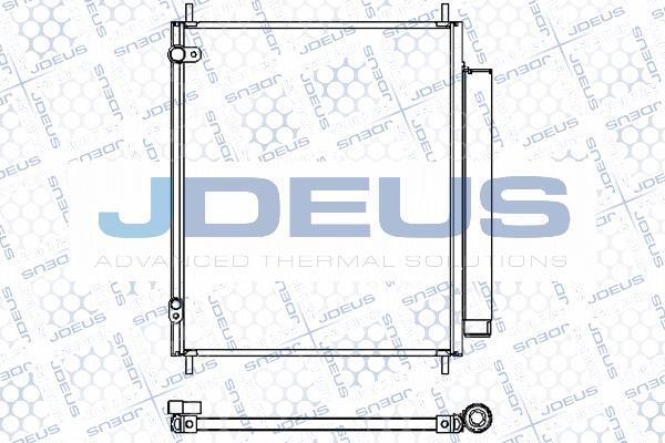 Jdeus 718M72 - Condenser, air conditioning car-mod.net