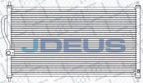 Jdeus 713M01 - Condenser, air conditioning car-mod.net